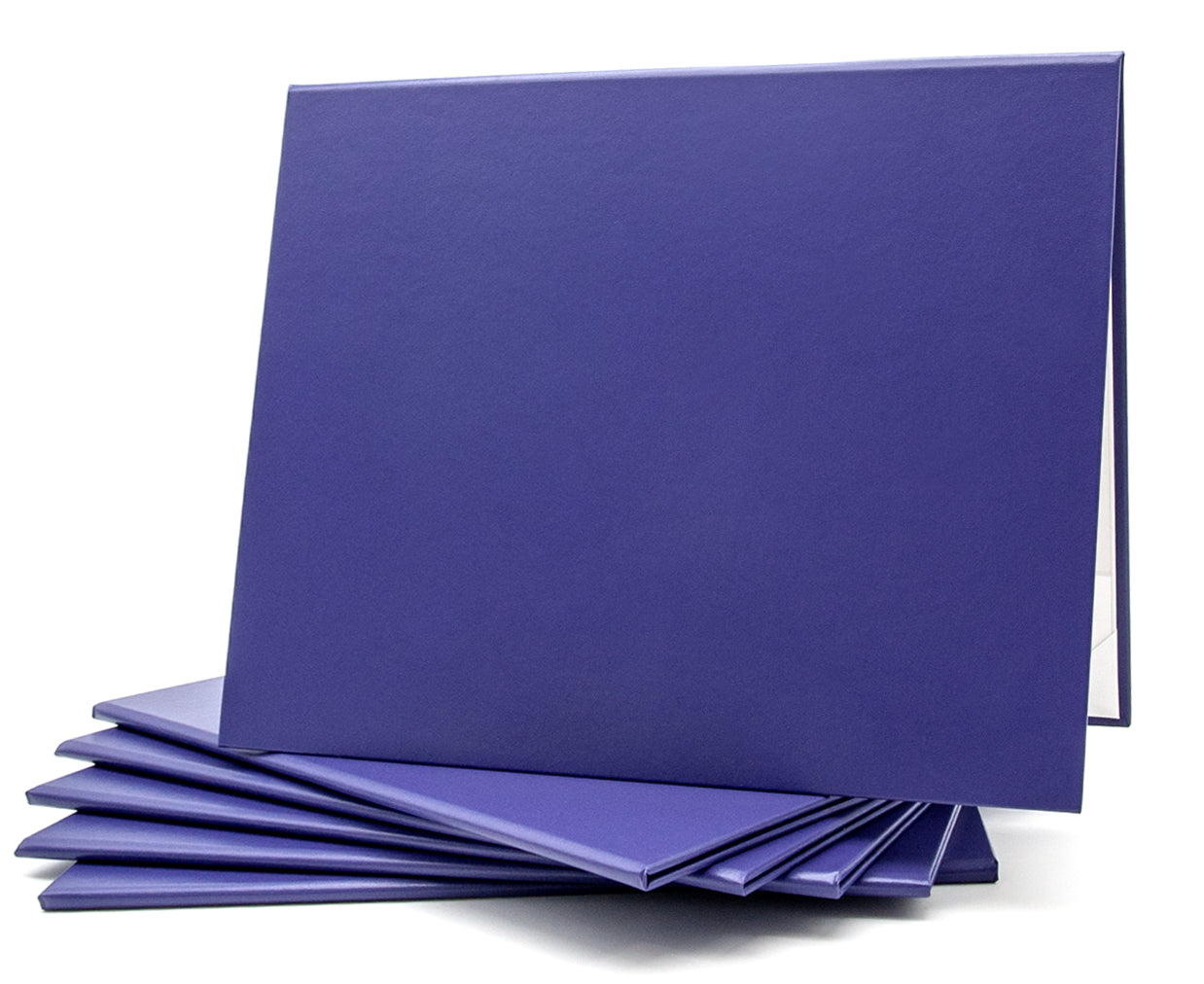 Custom Tent-Style Document Cover with Metallic Foil Printed Logo (+/- Text)