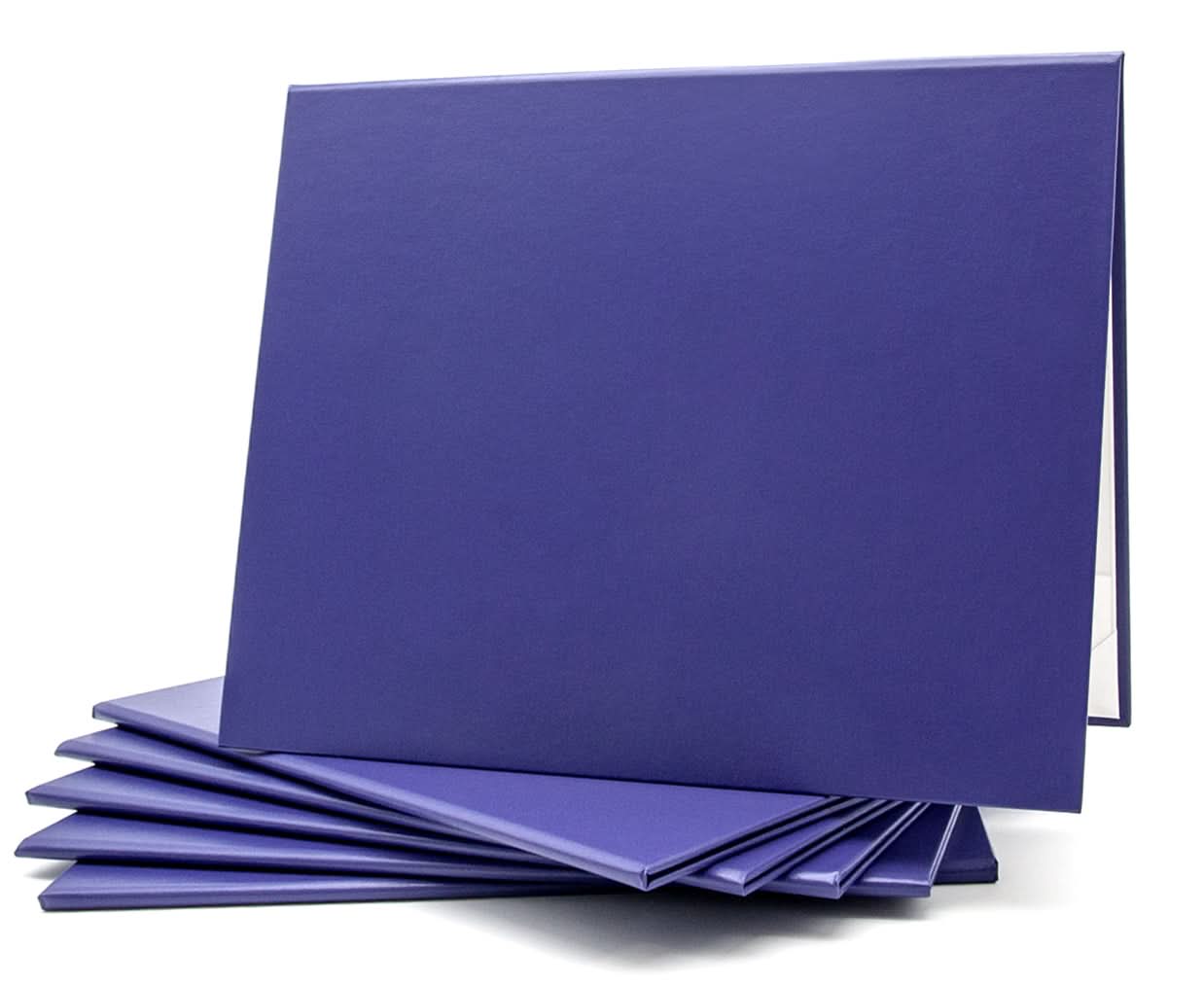 Custom Tent-Style Document Cover with Metallic Foil Printed Logo (+/- Text)