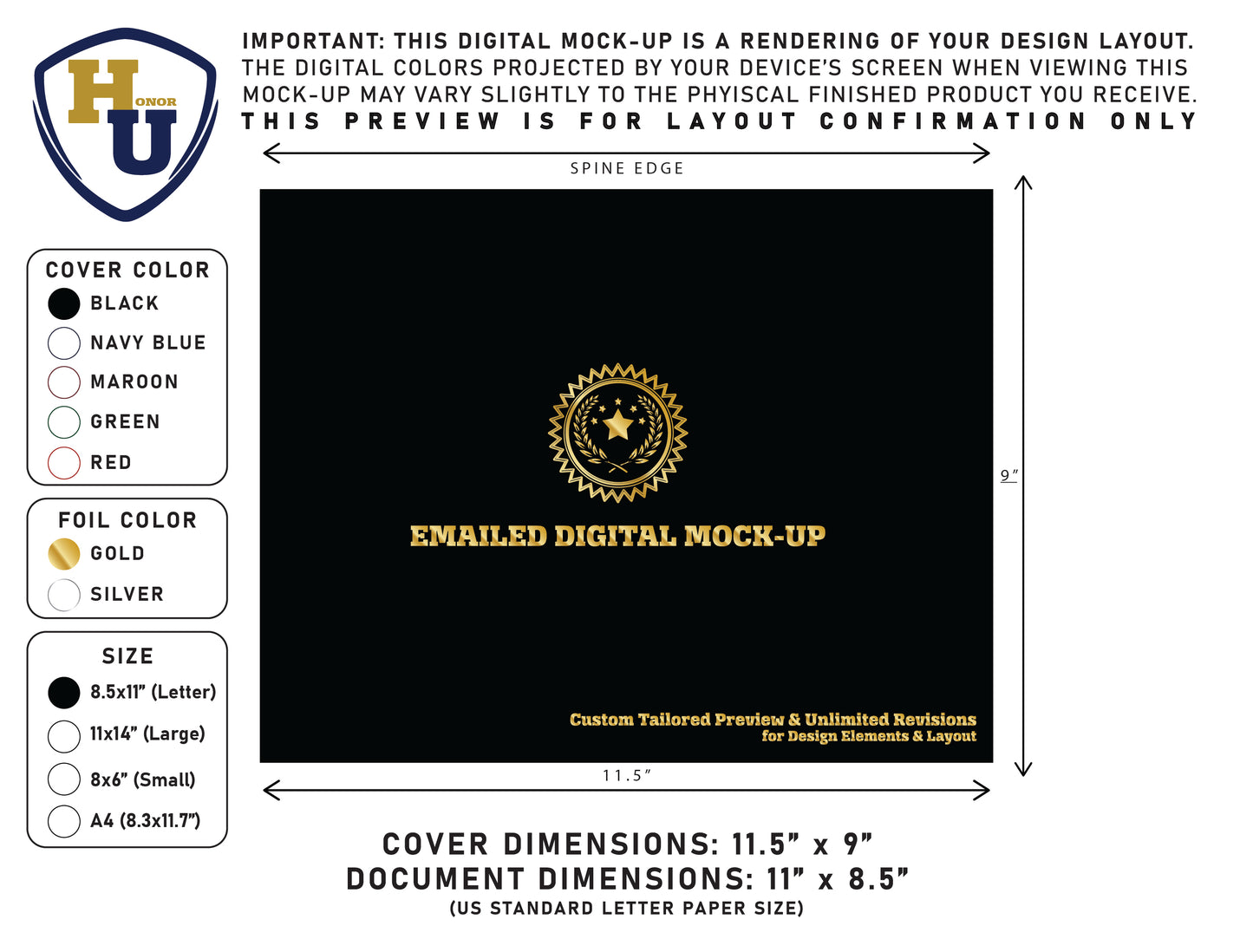 Emailed Digital Mock-Up