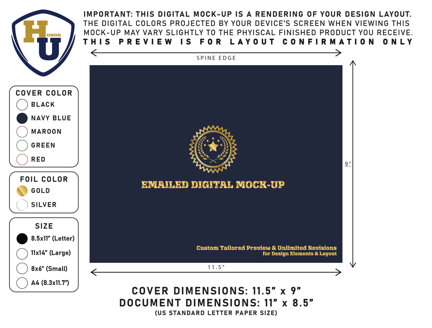 Emailed Digital Mock-Up