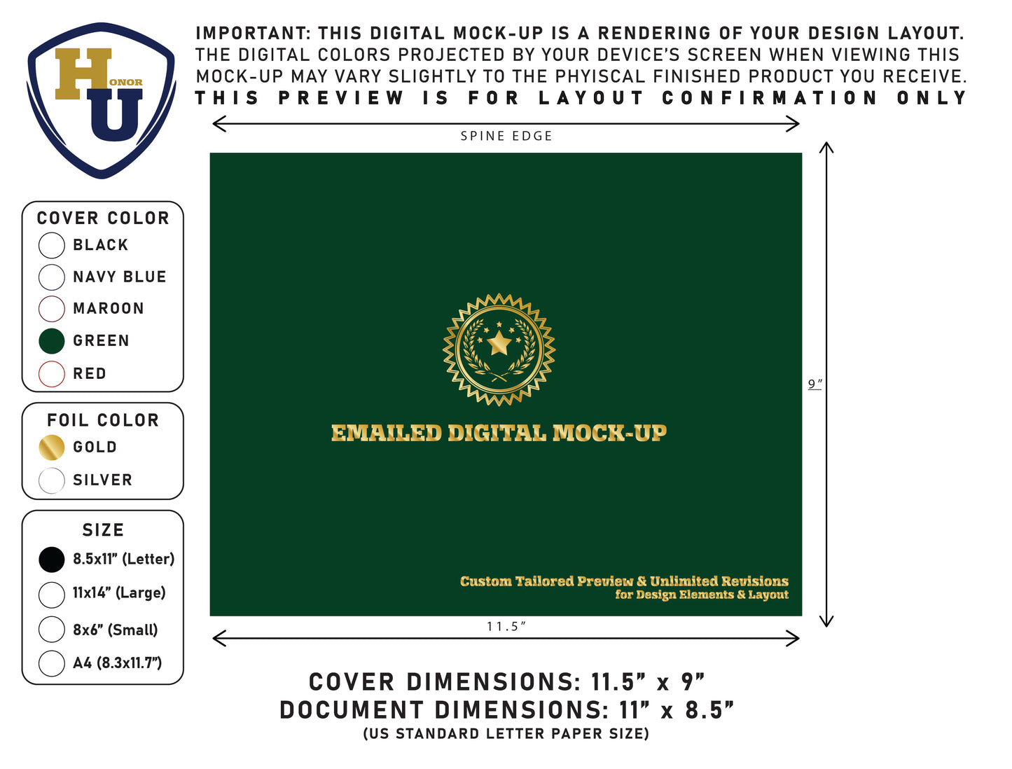 Emailed Digital Mock-Up