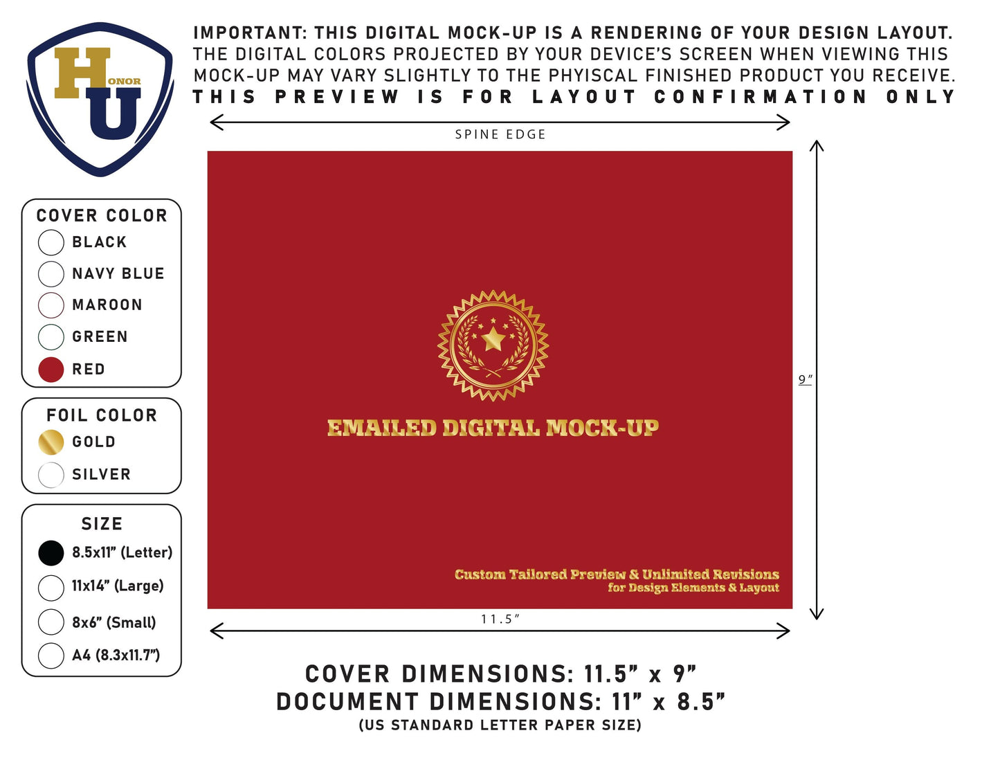 Emailed Digital Mock-Up