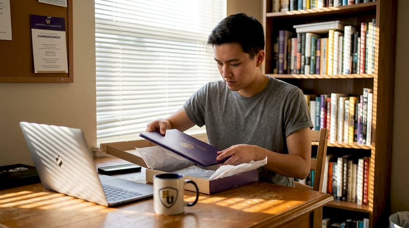 University of Washington diploma cover: how to customize