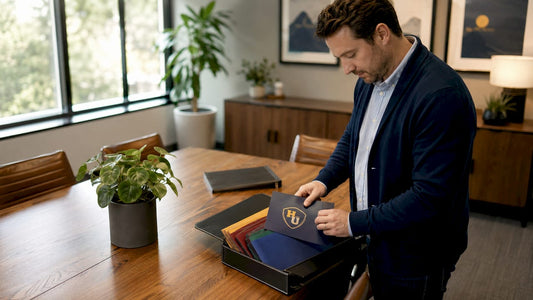 Employee sorting recognition document folders