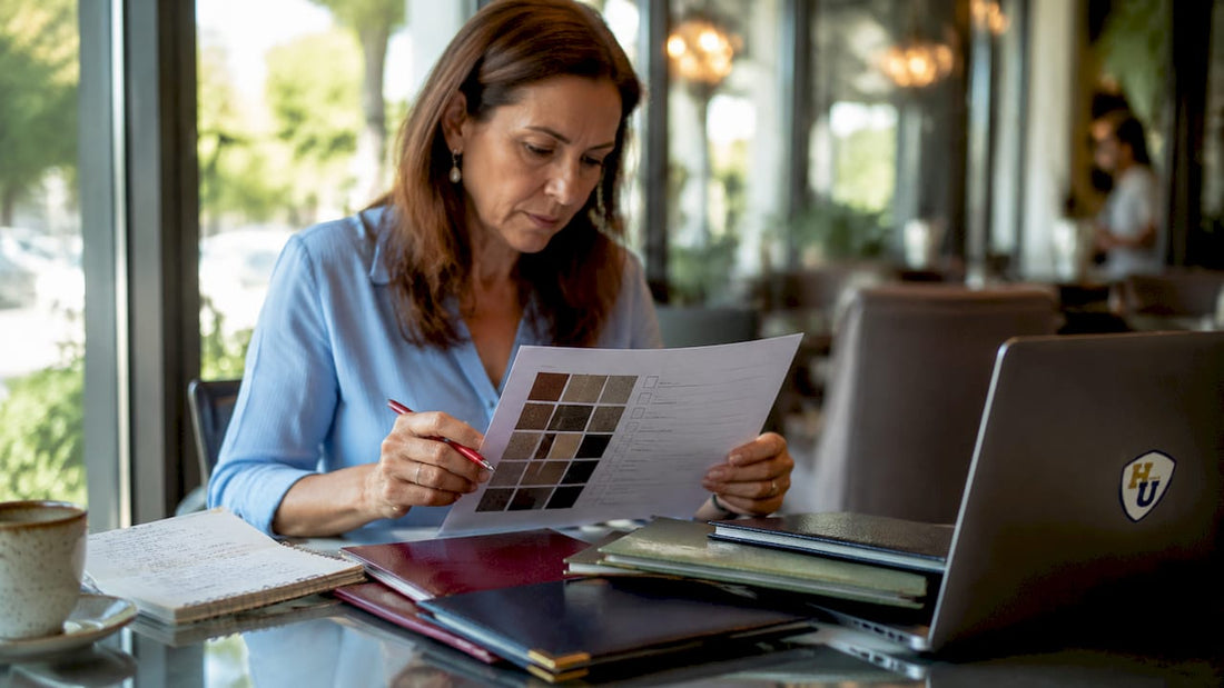 Professional reviewing certificate cover checklist