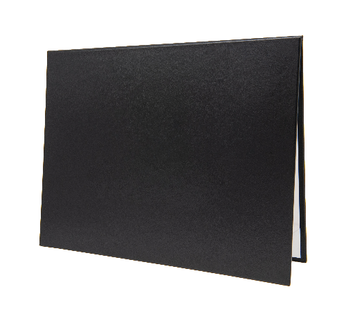 Black Honor U diploma cover for the Purdue University measuring guide