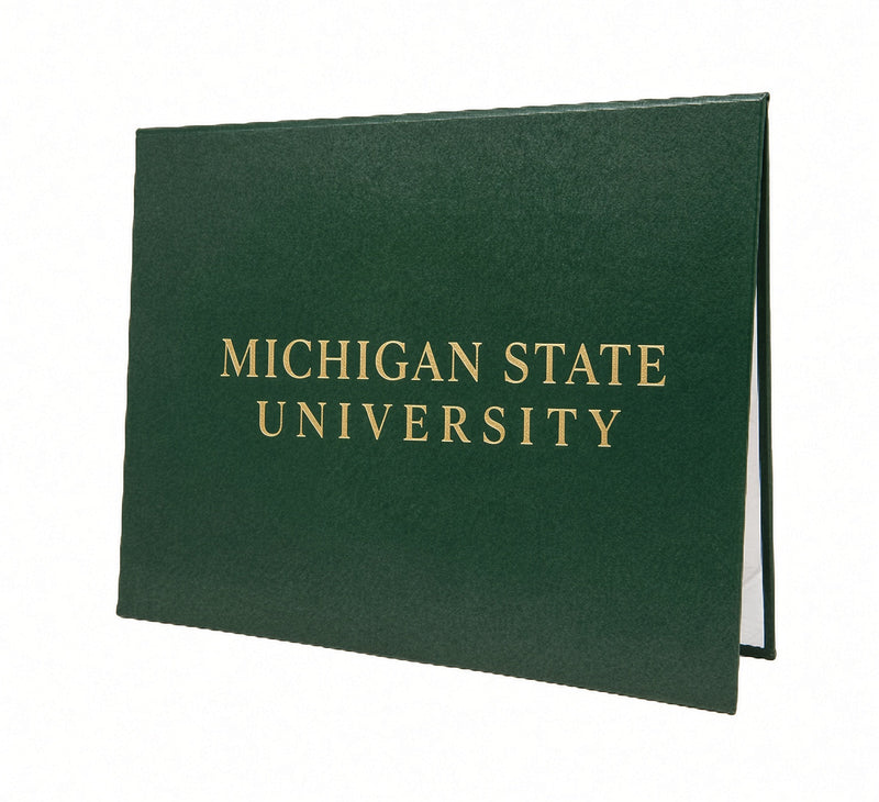 Michigan State University Diploma Cover Guide: Size and Fit