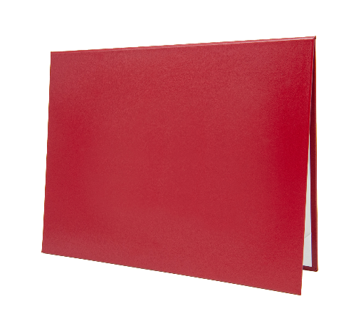 Red Honor U diploma cover for the UW-Madison size and fit guide
