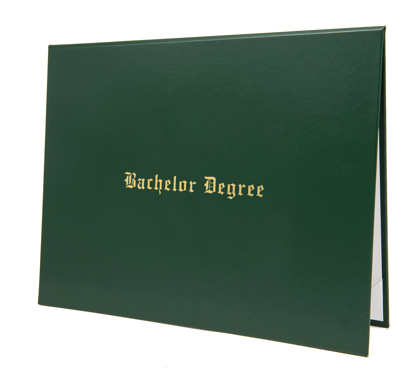 Degree Title Tent-Style Document Cover - Associate, Bachelor, Master, or Doctorate