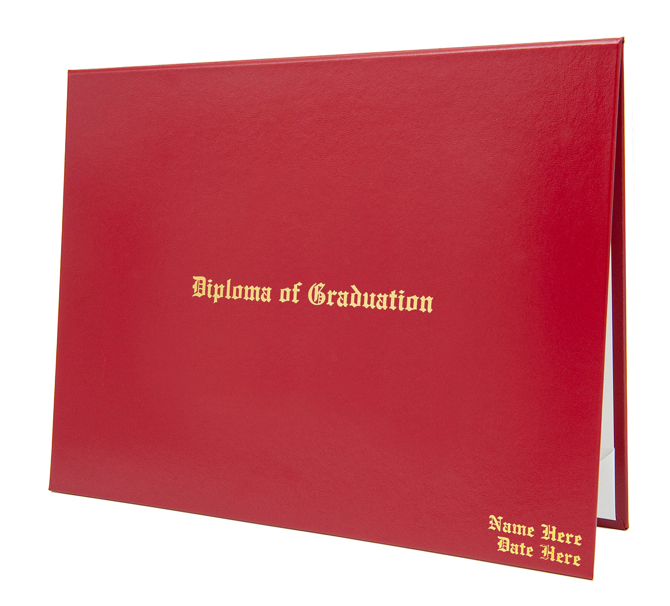 Classic "Diploma of Graduation" Tent-Style Document Cover