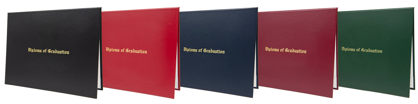 Classic "Diploma of Graduation" Tent-Style Document Cover