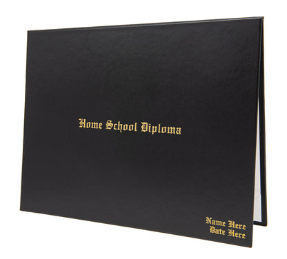 Classic "Home School Diploma" Tent-Style Document Cover