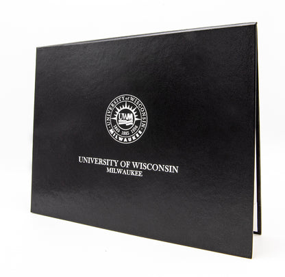Custom Tent-Style Document Cover with Metallic Foil Printed Logo (+/- Text)