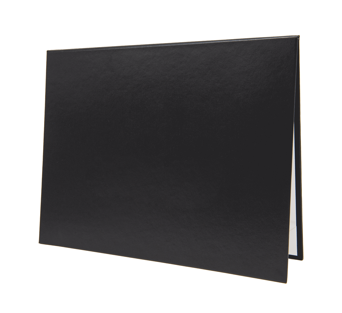 Black blank tent-style document cover by Honor U, designed for organization and protection of important papers.