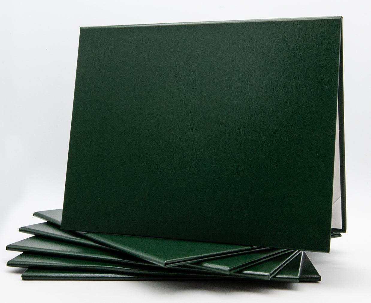 Custom Tent-Style Document Cover with Metallic Foil Printed Logo (+/- Text)