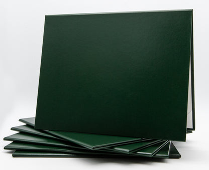 Custom Tent-Style Document Cover with Metallic Foil Printed Logo (+/- Text)