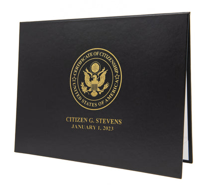 Classic "Certificate of Citizenship" Tent-Style Document Cover