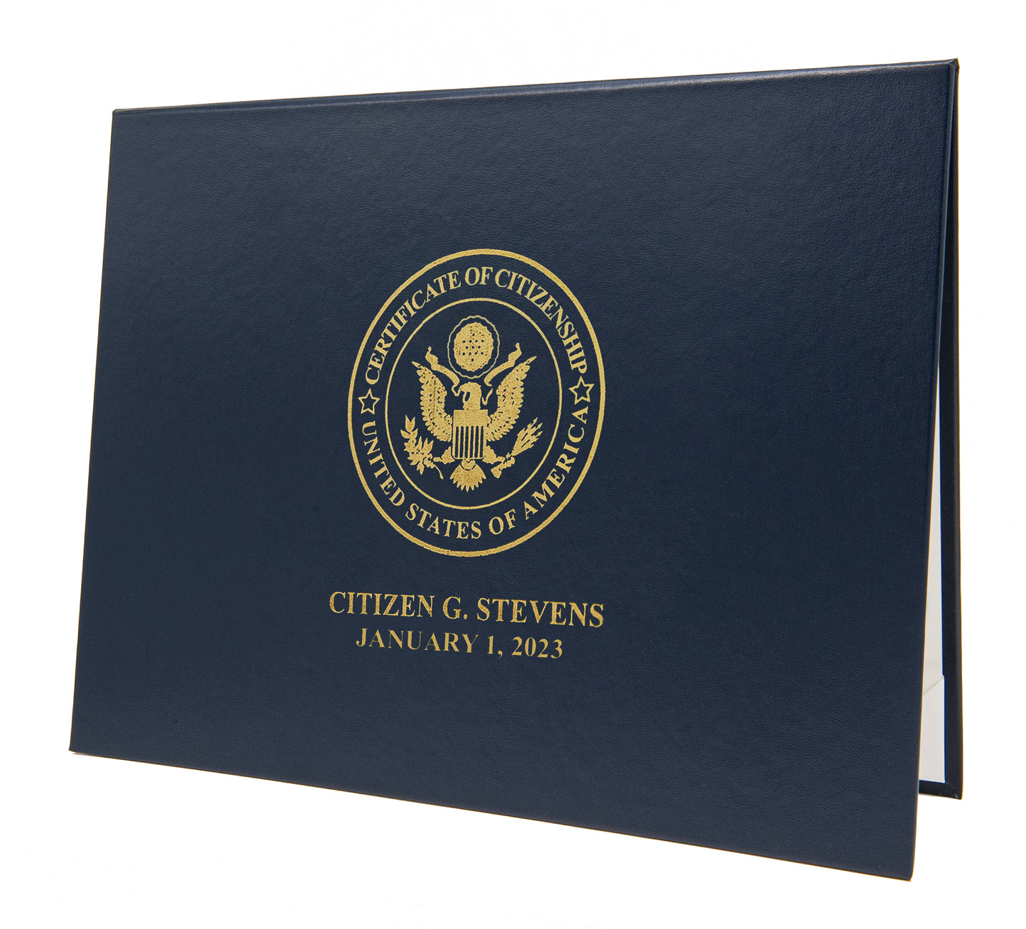 Classic "Certificate of Citizenship" Tent-Style Document Cover