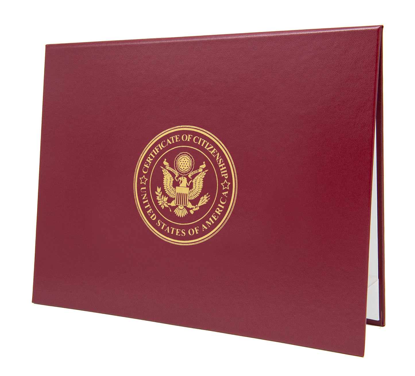 Classic "Certificate of Citizenship" Tent-Style Document Cover