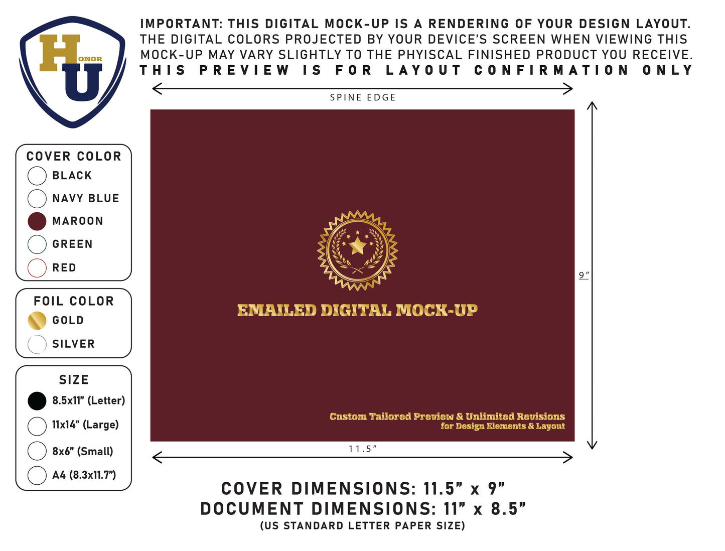 Emailed Digital Mock-Up